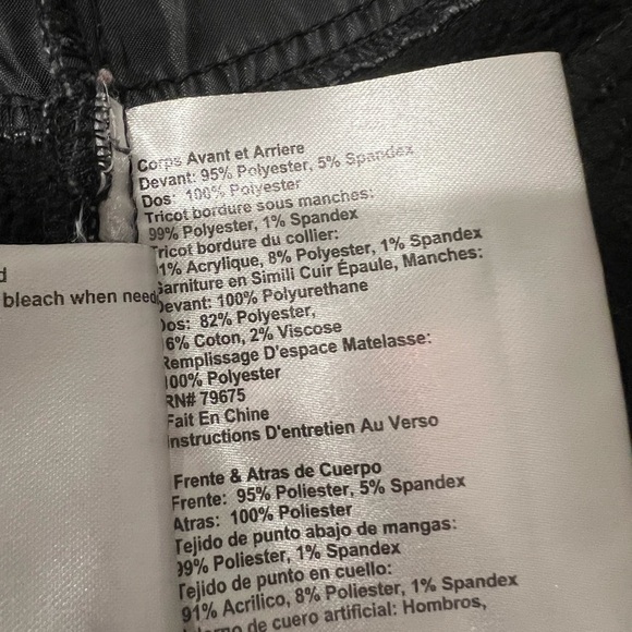 Michael Kors Women's Jacket Faux
Leather black M - Picture 13 of 13